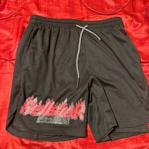 Hellstar Black Athletic Men's Shorts
